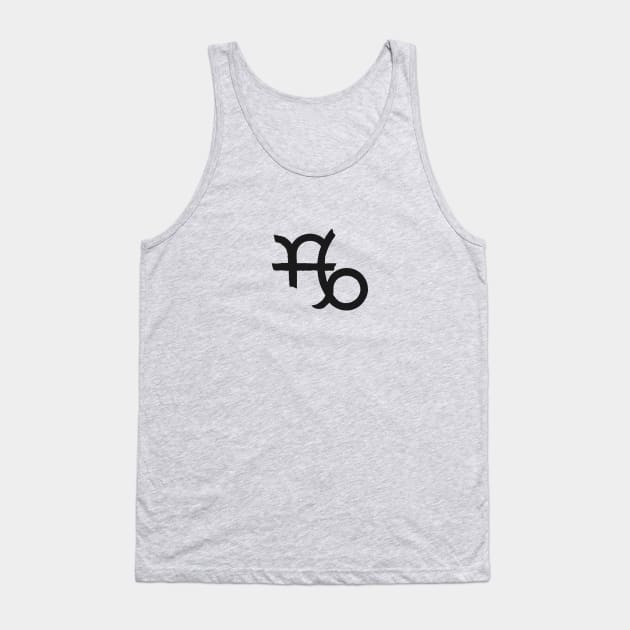 Capricorn and Pisces Double Zodiac Horoscope Signs Tank Top by Zodiafy